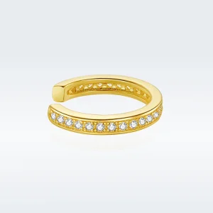 Clipe de orelha Simples estilo Pandora - SCE998-B (imagem para) Clipe de orelha Simples estilo Pandora - SCE998-B