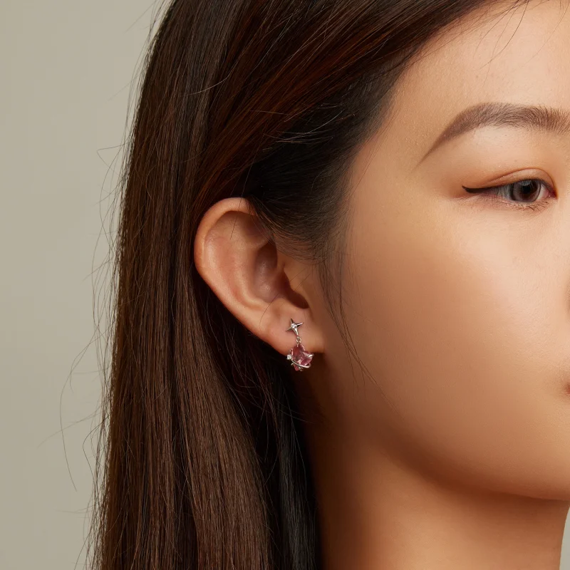 (imagem para) Pandora Style Girl Planet Hanging Earrings - SCE1502 - Visualizar 7