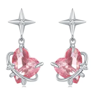 (imagem para) Pandora Style Girl Planet Hanging Earrings - SCE1502