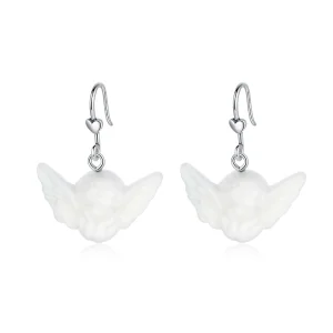 (imagem para) Pandora Style Little Angel Hanging Earrings - SCE944