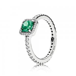 Anel PANDORA Beleza Eterna Verde - 190947GCZ