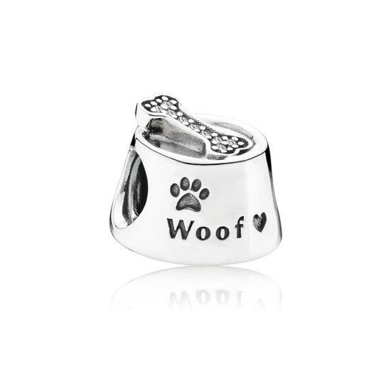 Conta PANDORA Comida do Cão - 791708CZ  Clique na imagem para fechar