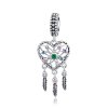 Charm Pendente Coração da Árvore Familiar Openwork estilo Pandora - SCC1445