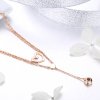 Colar Terra do coração estilo Pandora Rose - SCN317