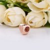 Charm Coração de Brilho Fosco Pandora Rosa - 787881