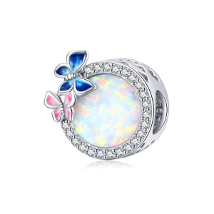 Charm Borboletas na primavera estilo Pandora - SCC1730 Charm Borboletas na primavera estilo Pandora - SCC1730