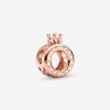 Charm Coroa em O com Logo Pandora Pandora - 789036C00