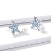 Brincos Petit Estrela do mar com pérolas estilo Pandora - BSE405