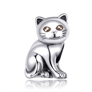 Charm Gato fofo life Pandora - SCC1305 Charm Gato fofo life Pandora - SCC1305