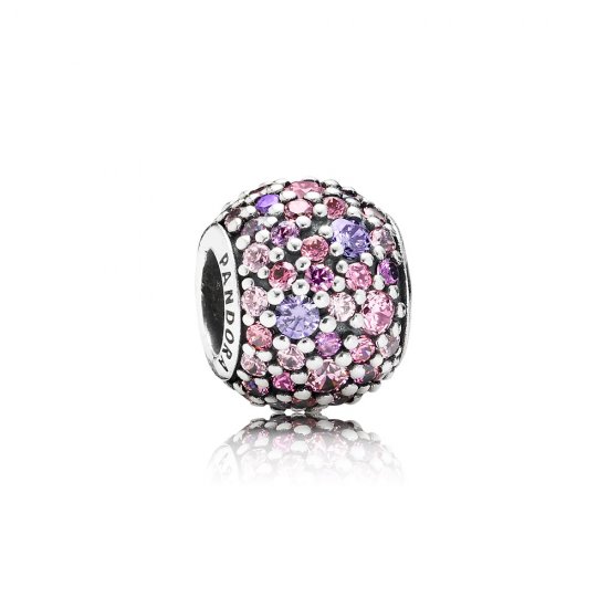 Charm PANDORA de Prata Pavê Mix de Cores - 791261ACZMX  Clique na imagem para fechar