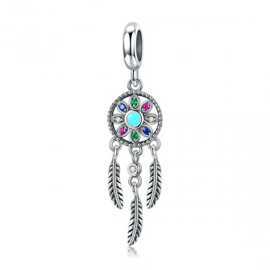 Charm Pendente Apanhador de Sonhos estilo Pandora - SCC961  Clique na imagem para fechar
