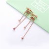 Brinco Flores de flor de pêssego pendurados Pandora - 288089NCCMX