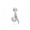 Charm PANDORA de Prata Pendente Palheta de Artista - 791268CZMX Charm PANDORA de Prata Pendente Palheta de Artista - 791268CZMX