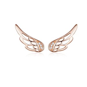 Brincos Petit Asas de Elfo estilo Pandora Rose - SCE343-C