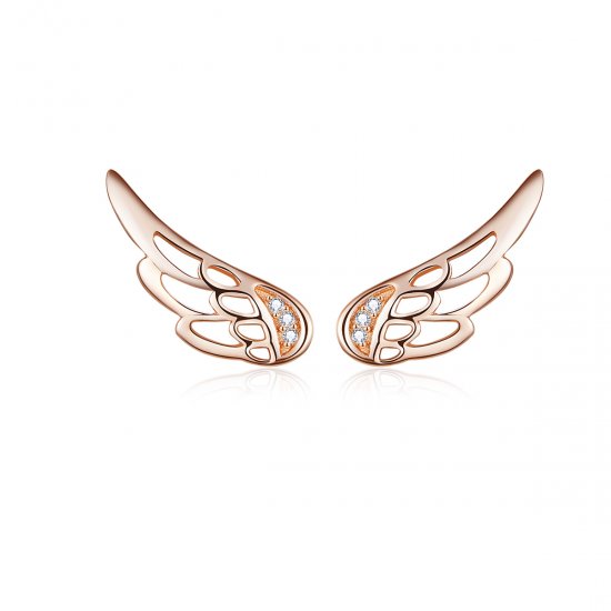 Brincos Petit Asas de Elfo estilo Pandora Rose - SCE343-C  Clique na imagem para fechar