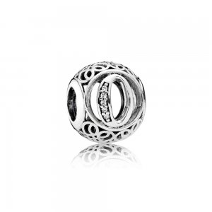 Charm PANDORA Alfabeto Vintage Letra O - 791859CZ Charm PANDORA Alfabeto Vintage Letra O - 791859CZ