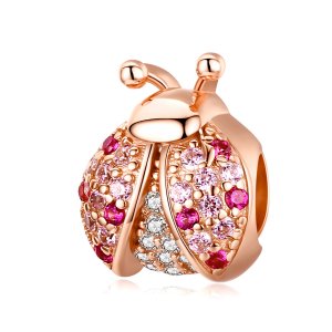 Charm Joaninha life Pandora Rosa - SCC1120-C Charm Joaninha life Pandora Rosa - SCC1120-C