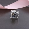 Charm berloques PANDORA de Prata e Ouro Trenó - 791207