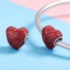 Charm Coração rosa life Pandora - SCC1064