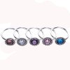 Anel PANDORA de Prata with clear and pink cubic zirconia - 190904PCZ