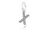 Pingente PANDORA de Prata Brilhante Letra X - 791336CZ