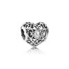 Charm berloques PANDORA Coração de Abril - 791784RC