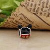 Charm Pandora de prata Ícone de silhueta de Mickey Mouse