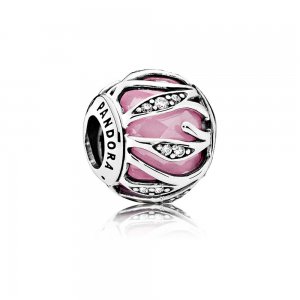 Charm PANDORA Petit Facetado Rosa Brilho da Natureza - 791969PCZ