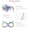 Conjunto de joias Dois tons Infinidade estilo Pandora - SET021