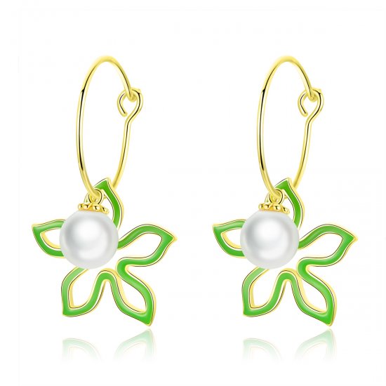 Brinco Flor de verão life Pandora - SCE679  Clique na imagem para fechar