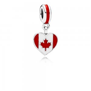 Pingente PANDORA Coração Canadense