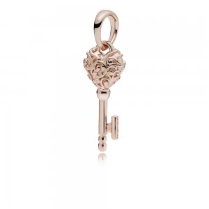 Charm PANDORA Rose™ Pendente Chave da Nobreza - 387725 Charm PANDORA Rose™ Pendente Chave da Nobreza - 387725