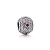 Charm PANDORA de Prata Pavê de Zircônias Flor - 791129CZ