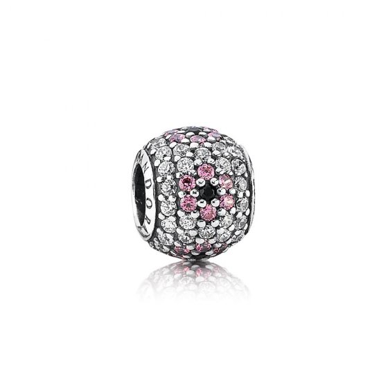 Charm PANDORA de Prata Pavê de Zircônias Flor - 791129CZ  Clique na imagem para fechar