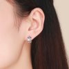 Brincos Petit Linguagem das flores estilo Pandora - SCE541