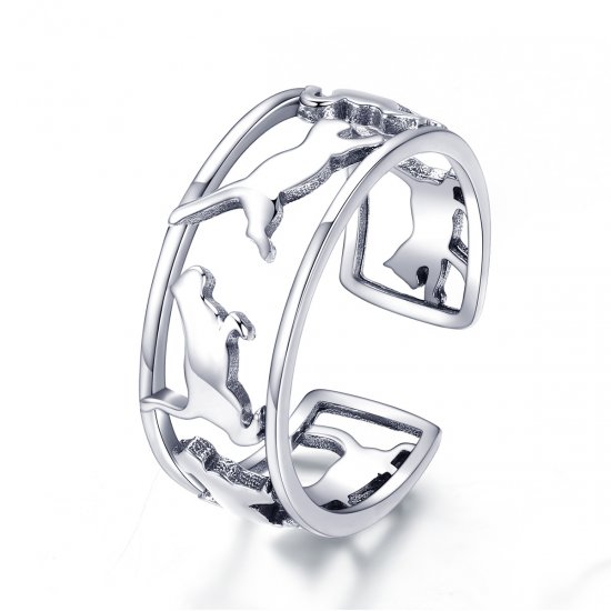 Anel Gatos felizes life Pandora - SCR473  Clique na imagem para fechar