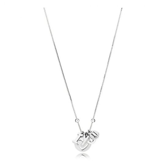 Colar Eu te amo Pandora - 396580-60  Clique na imagem para fechar