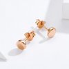 Brincos Petit Feijão Simples estilo Pandora Rose - SCE705-C