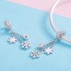 Charm Pendente Floco de neve estilo Pandora - SCC1020