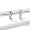 Brinco Argolas Jardim Secreto estilo Pandora - BSE403