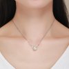 Charm Dois tons Flores e borboletas estilo Pandora - SCC546