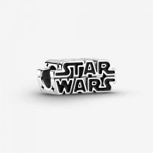 Charm de Logotipo em Prata 3D Star Wars Pandora - 799246C01 Charm de Logotipo em Prata 3D Star Wars Pandora - 799246C01