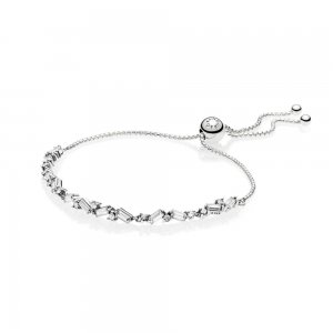Bracelete Pandora Cordão Brilho Glacial