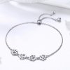 Pulseira Marcas de garras de animal de estimação fofas estilo Pandora - SCB096