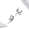 Brincos Petit Estrela e lua estilo Pandora - SCE1157