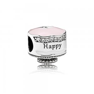 Charm PANDORA Bolo de Aniversário - 792061ENMX Charm PANDORA Bolo de Aniversário - 792061ENMX