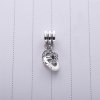 Charm PANDORA de Prata Pendente Dois Corações em Um - 791242CZ