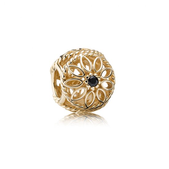 Charm berloques PANDORA de Ouro Beleza Delicada  Clique na imagem para fechar