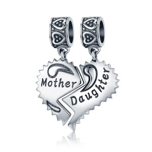 Charm Pendente Mãe e filha estilo Pandora - SCC427 Charm Pendente Mãe e filha estilo Pandora - SCC427