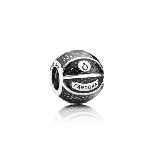 Charm berloques Pandora de prata Basquetebol Charm berloques Pandora de prata Basquetebol